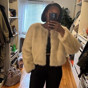 J Crew Faux Fur Jacket
